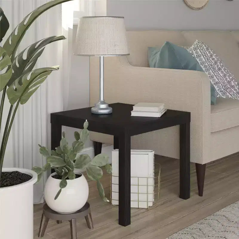 Table d'appoint Parsons - Stratifié PVC, Design Minimaliste