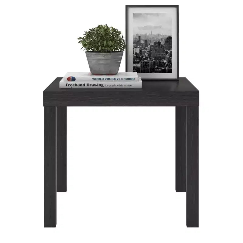 Table d'appoint Parsons - Stratifié PVC, Design Minimaliste