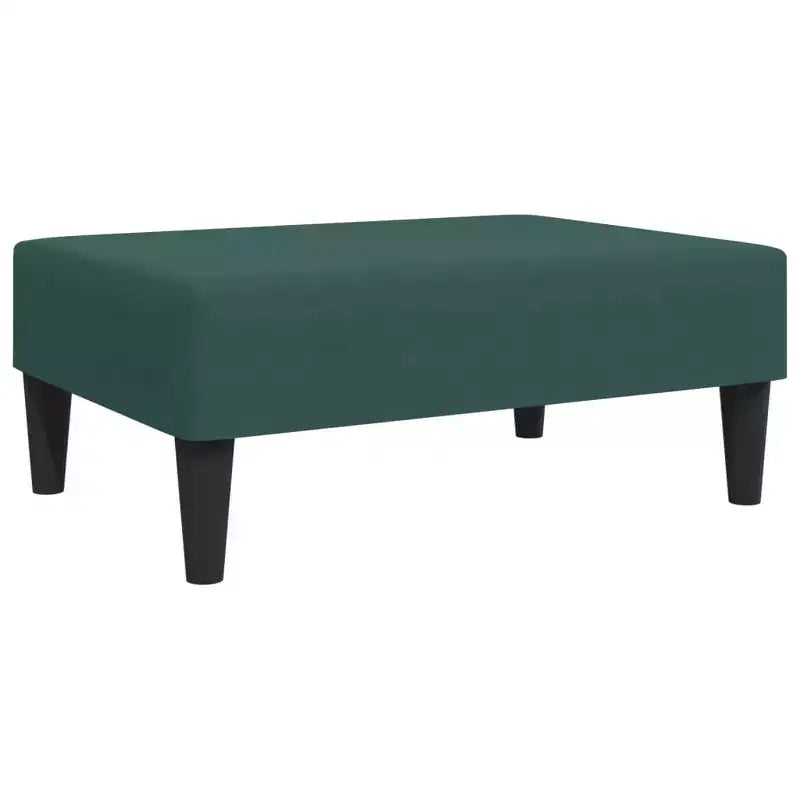 Repose-pieds ottoman moderne en velours - Siège d'appoint compact