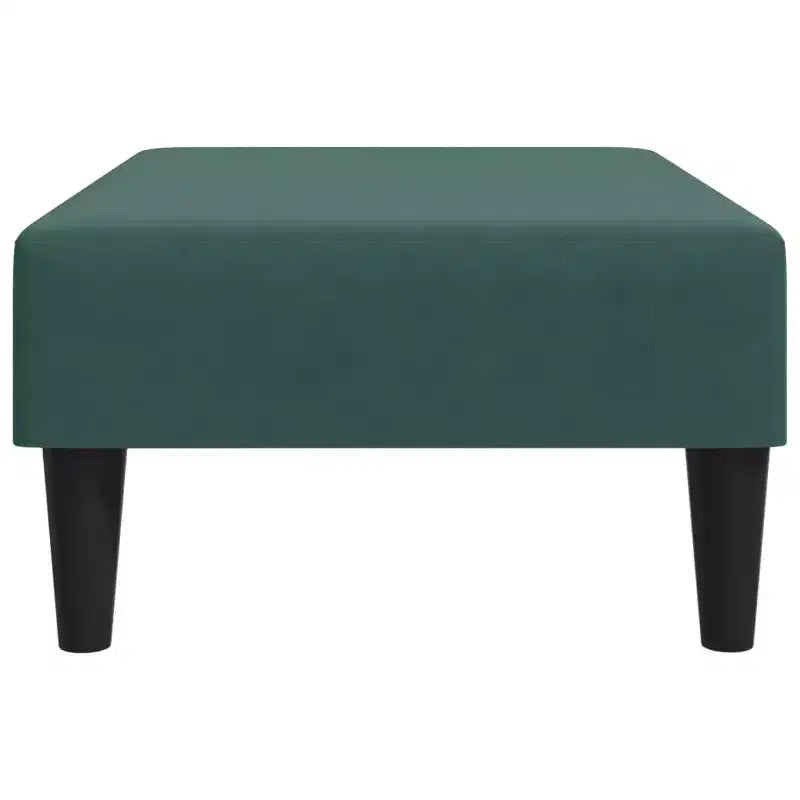 Repose-pieds ottoman moderne en velours - Siège d'appoint compact