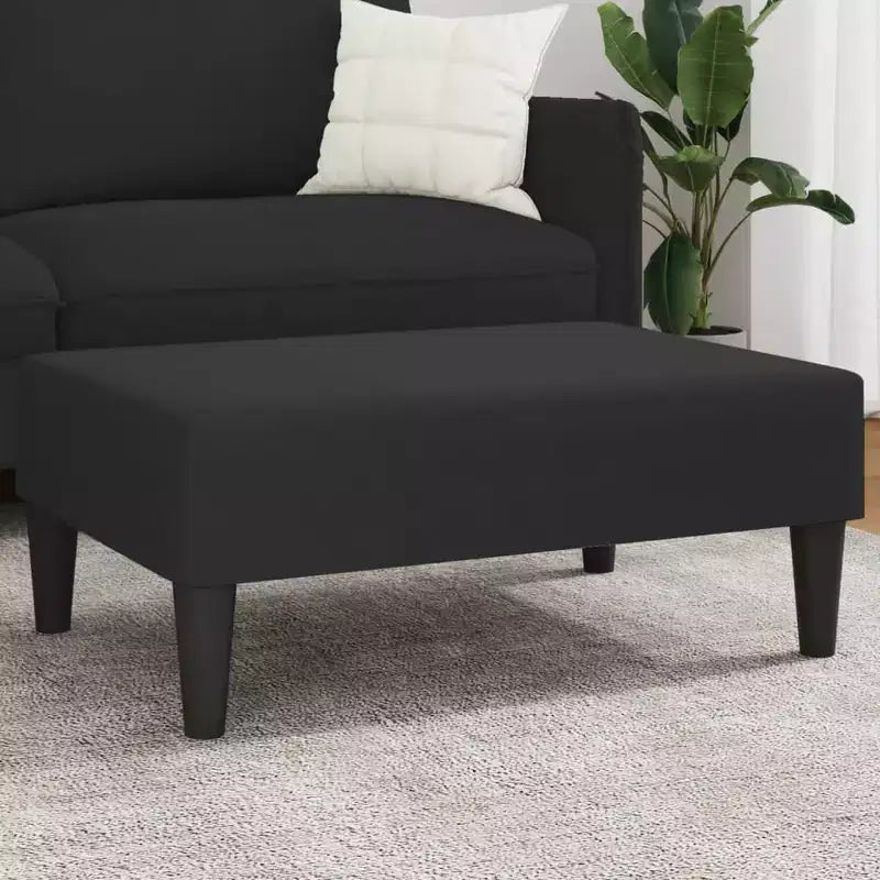 Repose-pieds ottoman moderne en velours - Siège d'appoint compact