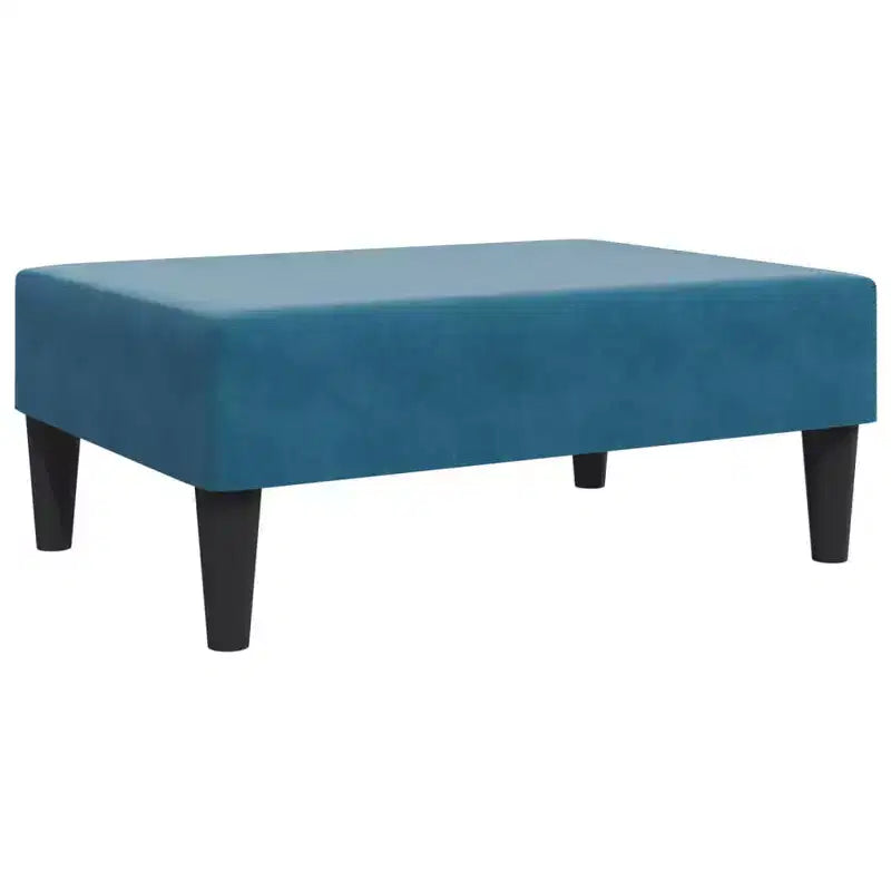 Repose-pieds ottoman moderne en velours - Siège d'appoint compact