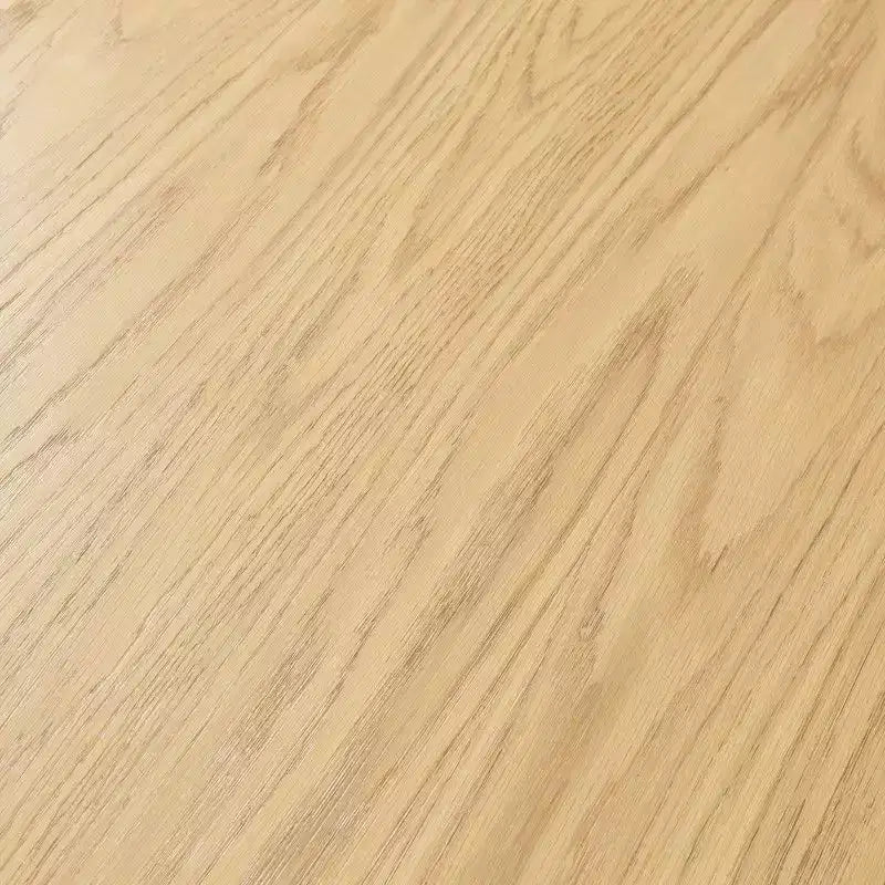 Table à manger ronde 60" en bois massif pour 6-8 personnes, piètement conique, naturelle