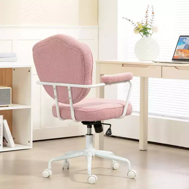 Chaise de vanité rembourrée avec hauteur réglable, chaise pivotante pour bureau à domicile, étude, salle de lecture