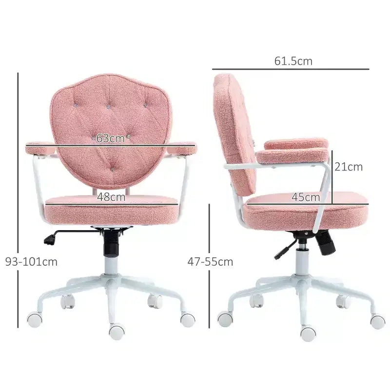 Chaise de vanité rembourrée avec hauteur réglable, chaise pivotante pour bureau à domicile, étude, salle de lecture