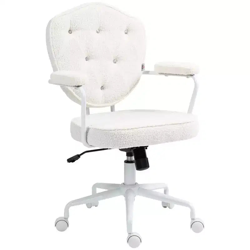 Chaise de vanité rembourrée avec hauteur réglable, chaise pivotante pour bureau à domicile, étude, salle de lecture