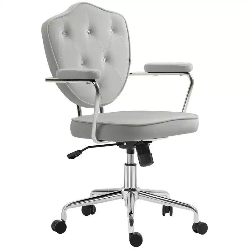 Chaise de vanité rembourrée avec hauteur réglable, chaise pivotante pour bureau à domicile, étude, salle de lecture