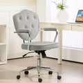 Chaise de vanité rembourrée avec hauteur réglable, chaise pivotante pour bureau à domicile, étude, salle de lecture