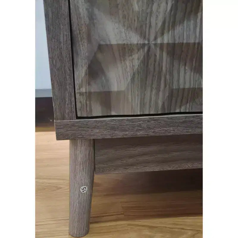 Meuble buffet moderne, buffet avec 4 portes élégantes au design géométrique, armoire de rangement pour salon, bureau, cuisine