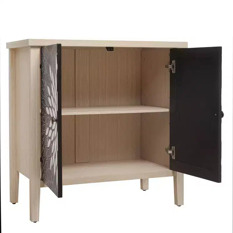 Meuble d'appoint moderne, buffet avec quatre portes à motifs sculptés, meuble de rangement pour cuisine, salle à manger, entrée
