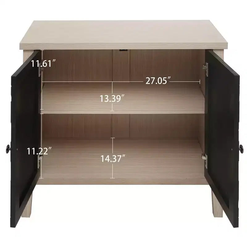 Meuble d'appoint moderne, buffet avec quatre portes à motifs sculptés, meuble de rangement pour cuisine, salle à manger, entrée