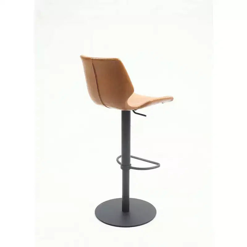 Tabouret pivotant réglable en hauteur pneumatique de style vintage