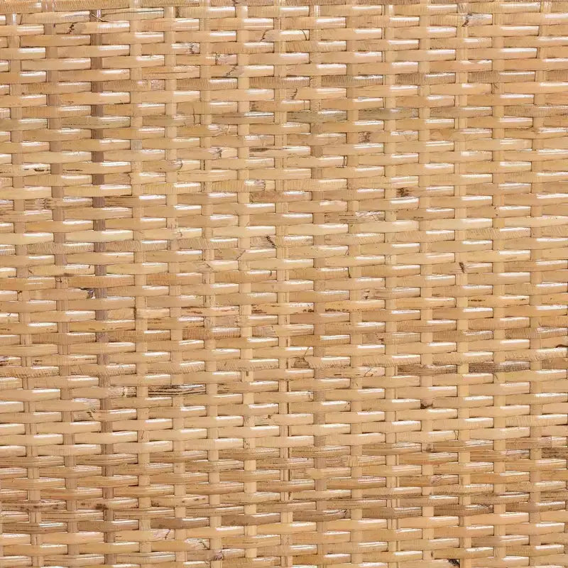 bali & pari Papua Dining Chair: Structure en acacia, Rotin tissé, Style bohème, Assemblage requis