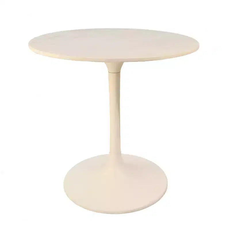 Table à manger ronde avec plateau en marbre