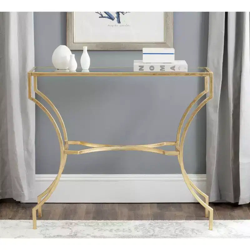 Console Alphonse - FOX2540A - Or - Safavieh Couture