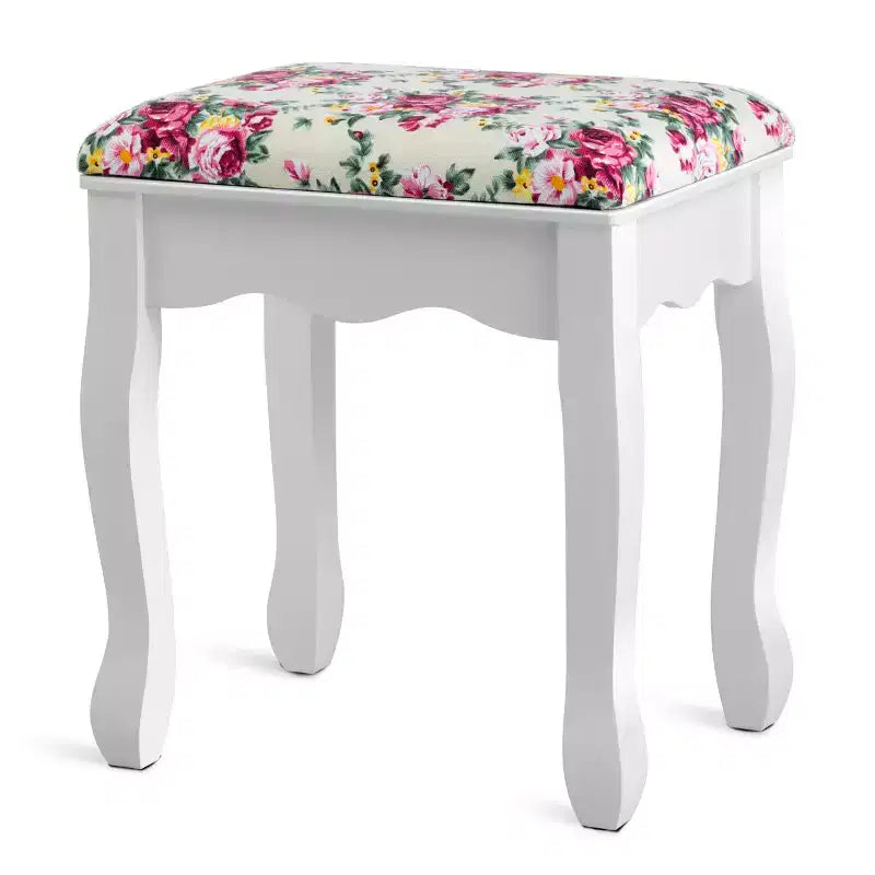 Coiffeuse avec tiroirs et miroir ovale