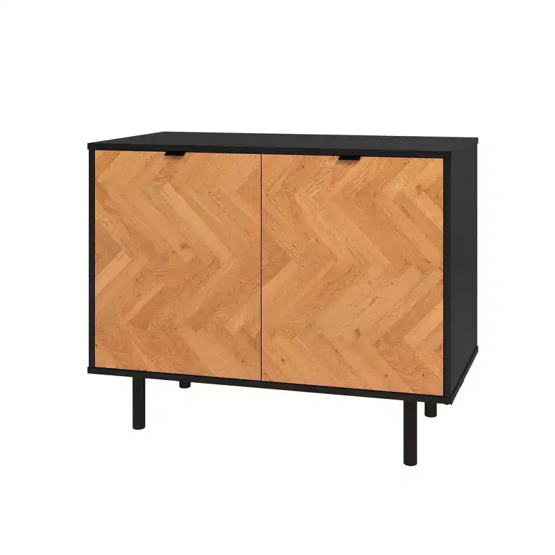 Meuble d'appoint 2 étagères moderne du milieu du siècle